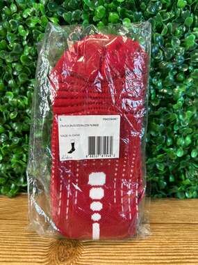 New Adult Basket Ball Red Socks Large Sports Socks
